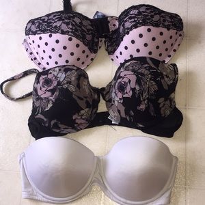 3 bras for the price of one.